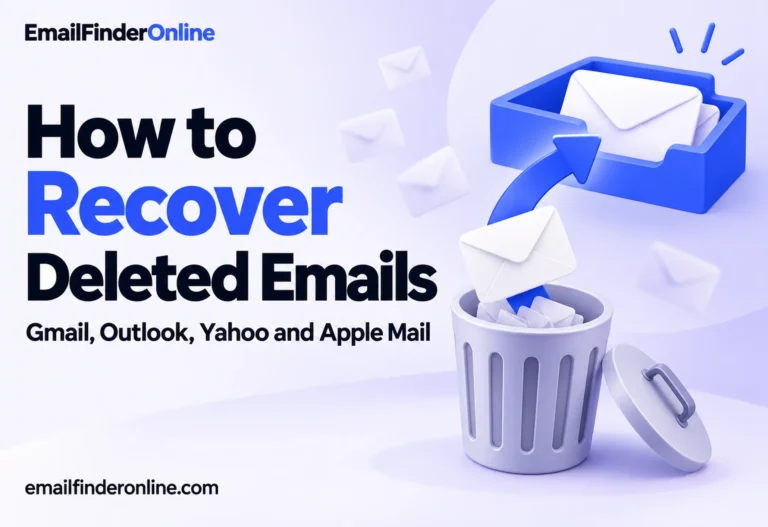 How to Recover Deleted Emails in Gmail, Outlook, Yahoo and Apple Mail banner