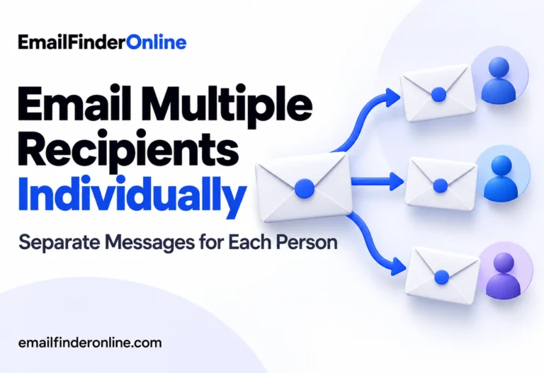 How to Send an Email to Multiple Recipients Individually banner