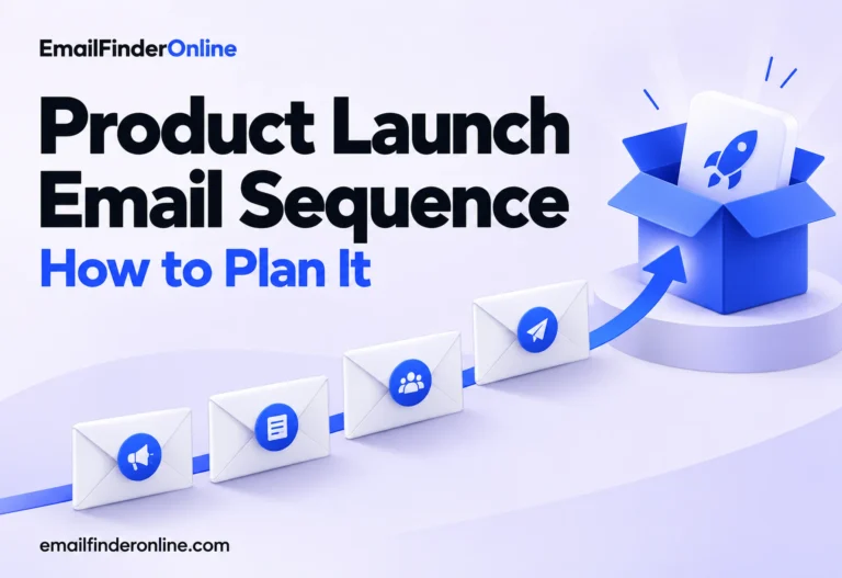 How to Plan a Product Launch Email Sequence banner