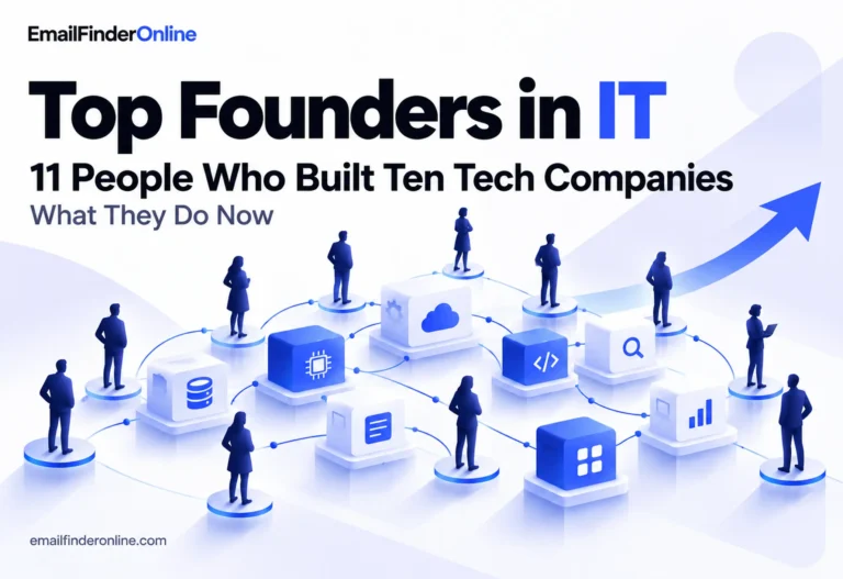 Top Founders in IT: 11 People Who Built Ten Tech Companies and What They Do Now banner